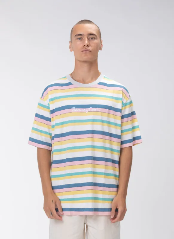 Logo Tee Pastel Stripe sold by Barney Cools