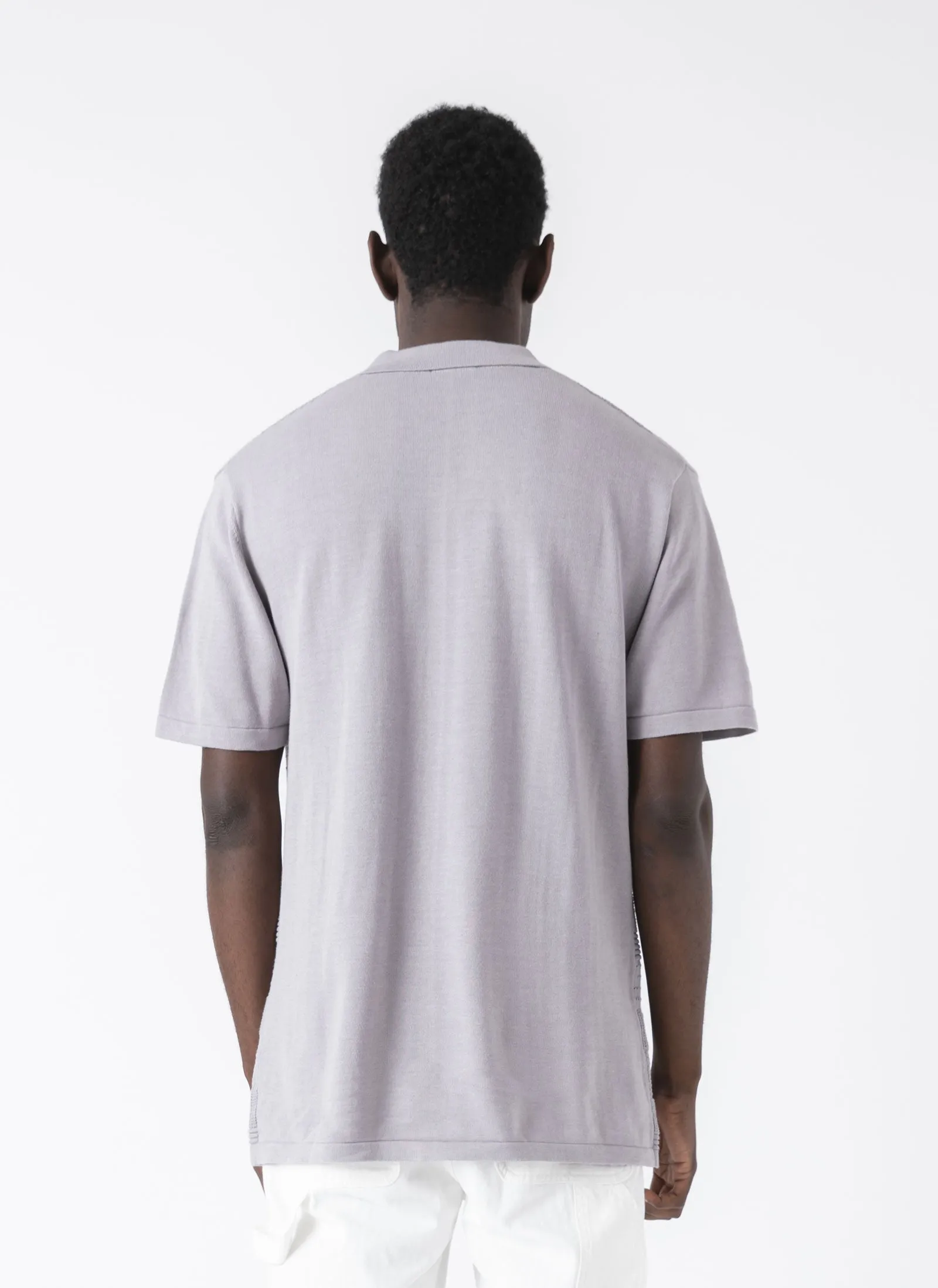 Golf Zip Polo Grey Melange sold by Barney Cools product image thumbnail 5