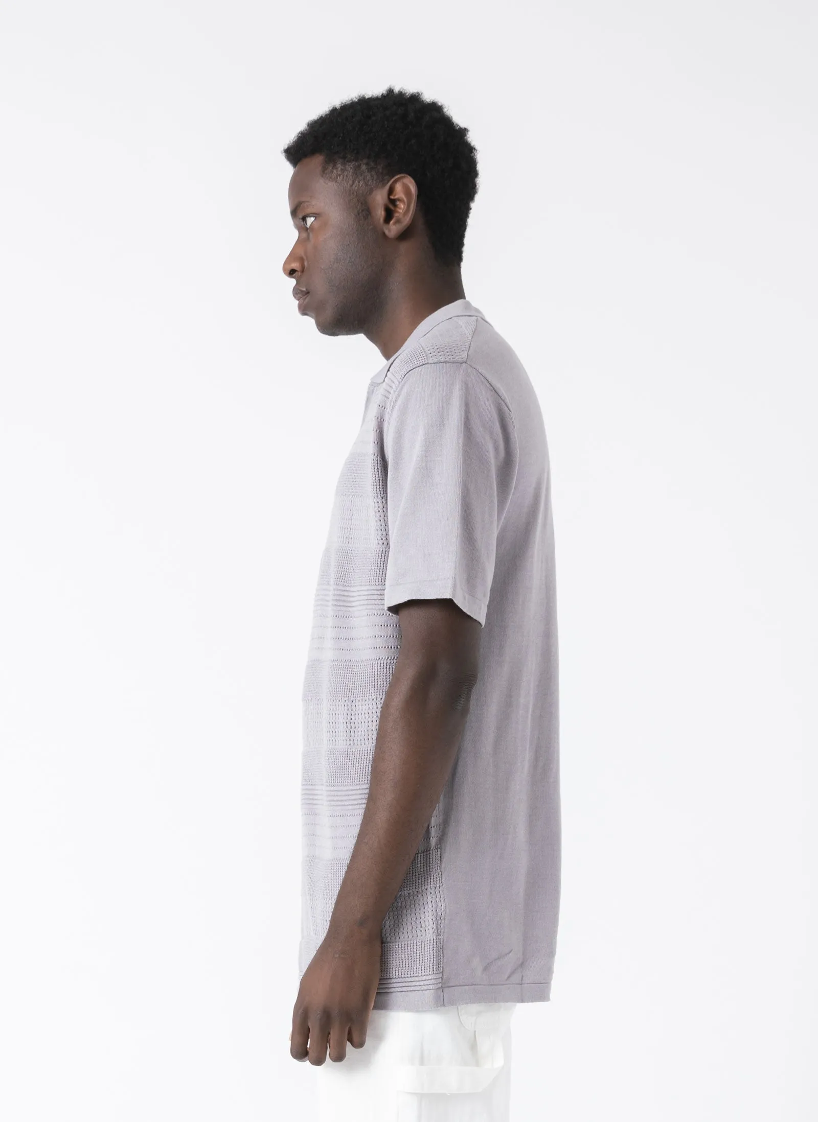 Golf Zip Polo Grey Melange sold by Barney Cools product image thumbnail 4