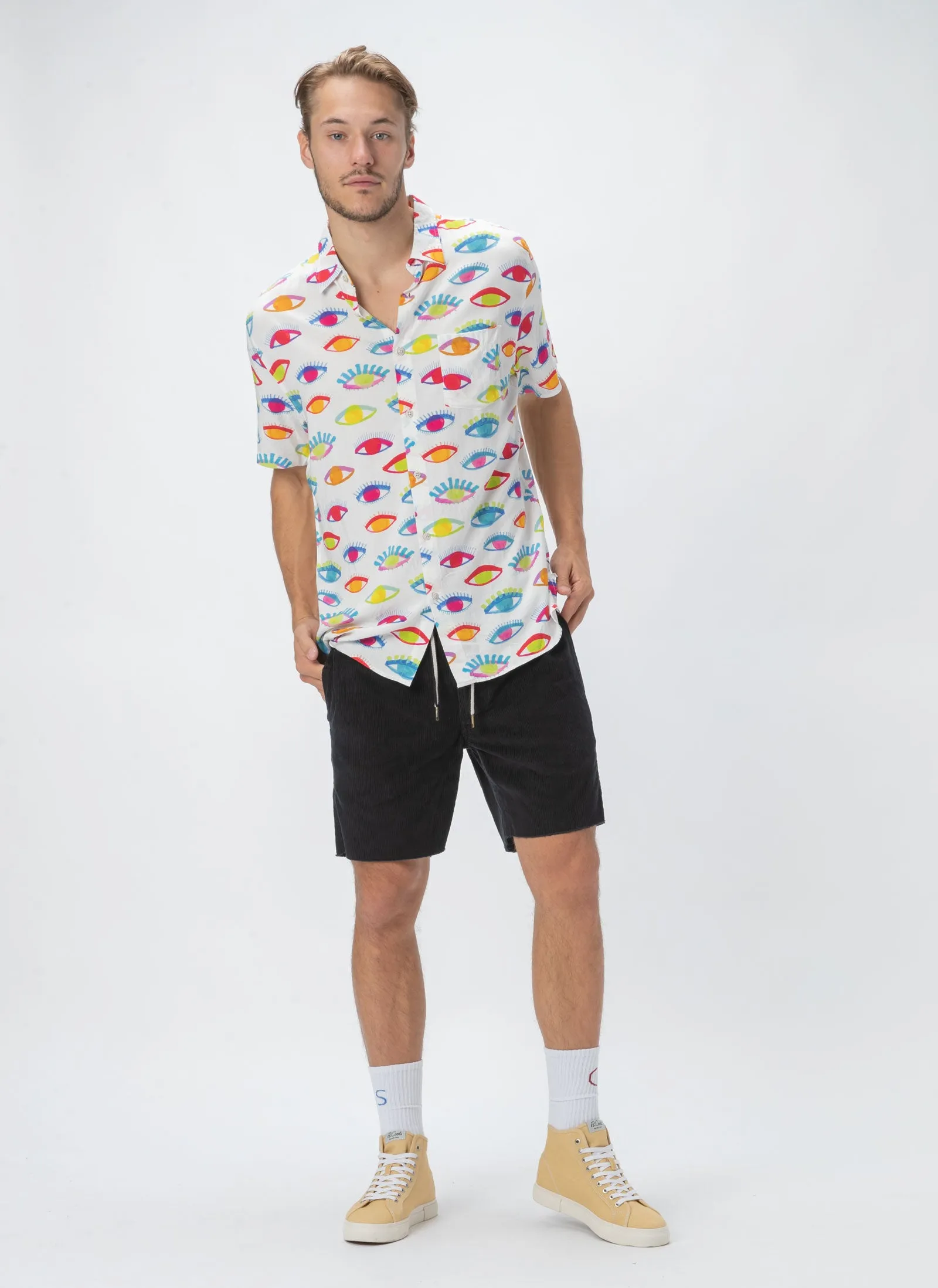 Holiday Short-Sleeve Shirt Eyes Print - Sale sold by Barney Cools product image thumbnail 5