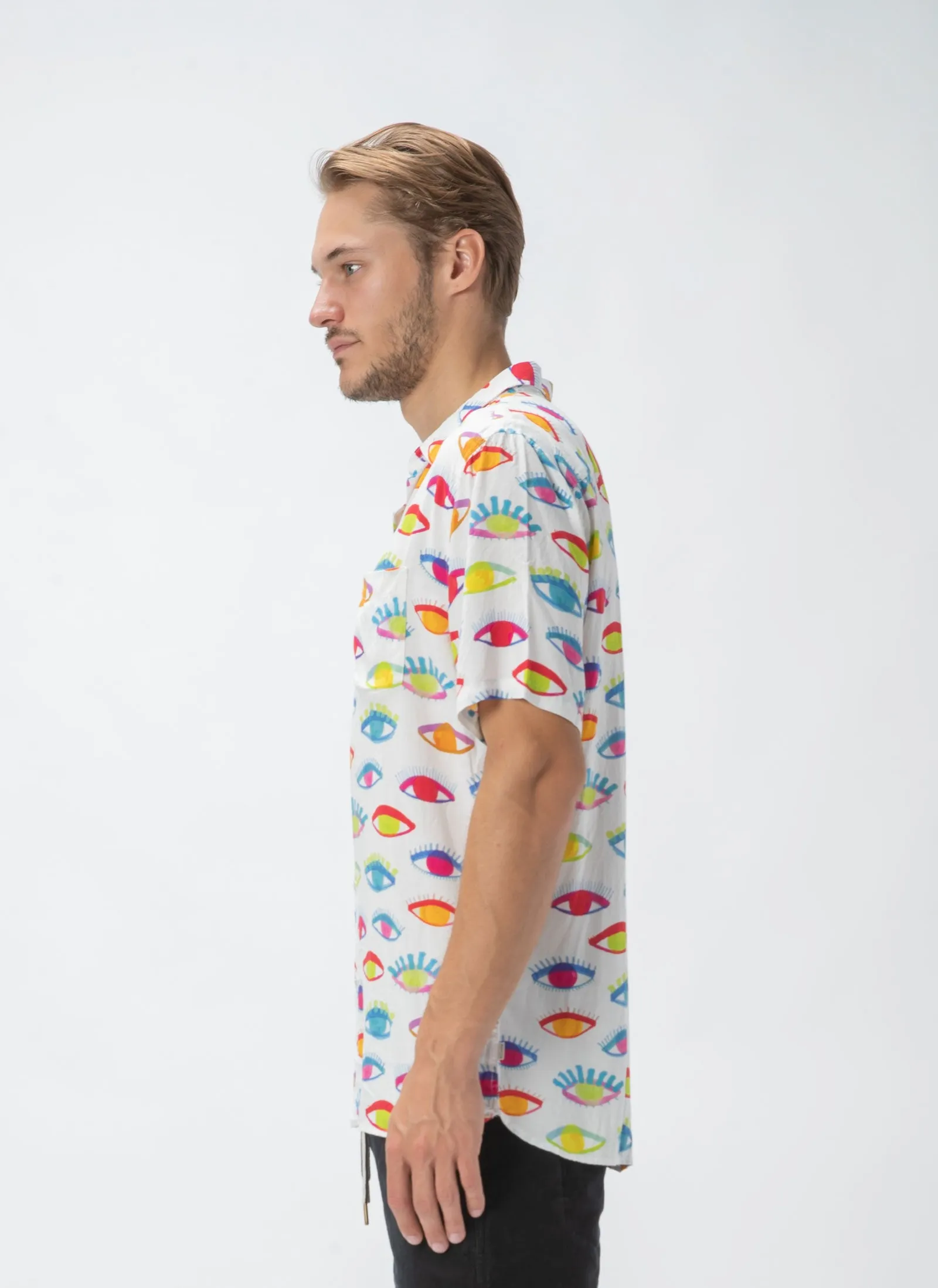 Holiday Short-Sleeve Shirt Eyes Print - Sale sold by Barney Cools product image thumbnail 3