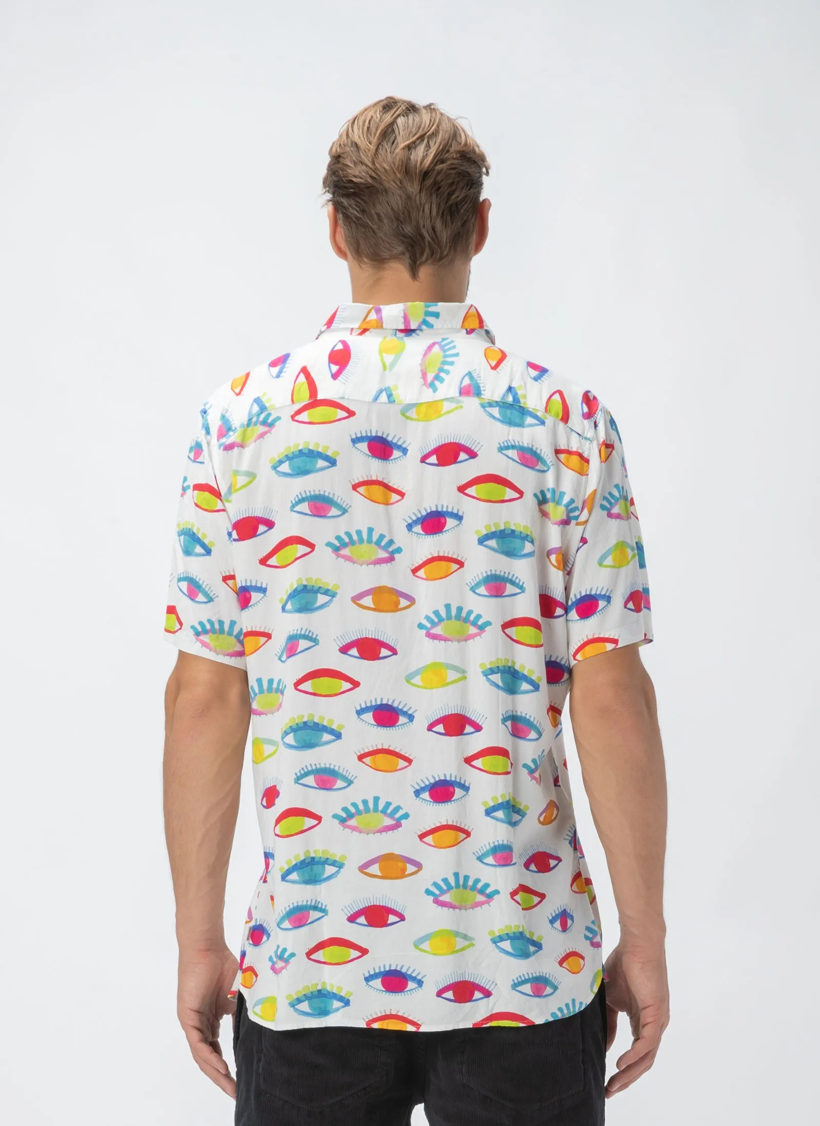 Holiday Short-Sleeve Shirt Eyes Print - Sale sold by Barney Cools product image thumbnail 4