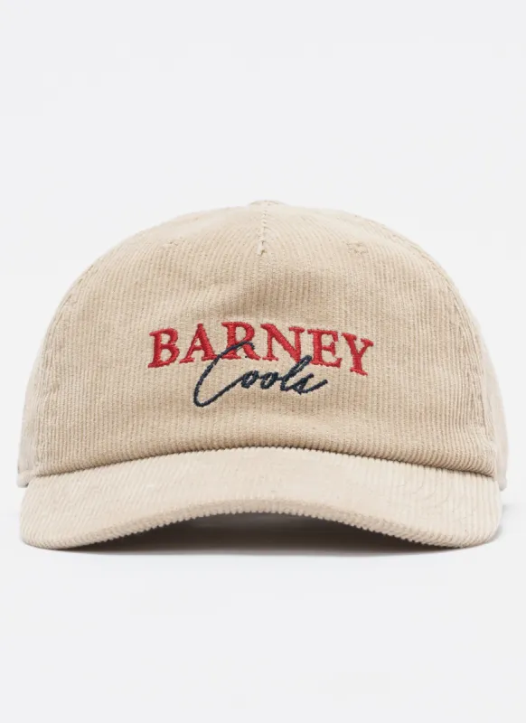 Script Embro 5-Panel Sand Cord sold by Barney Cools