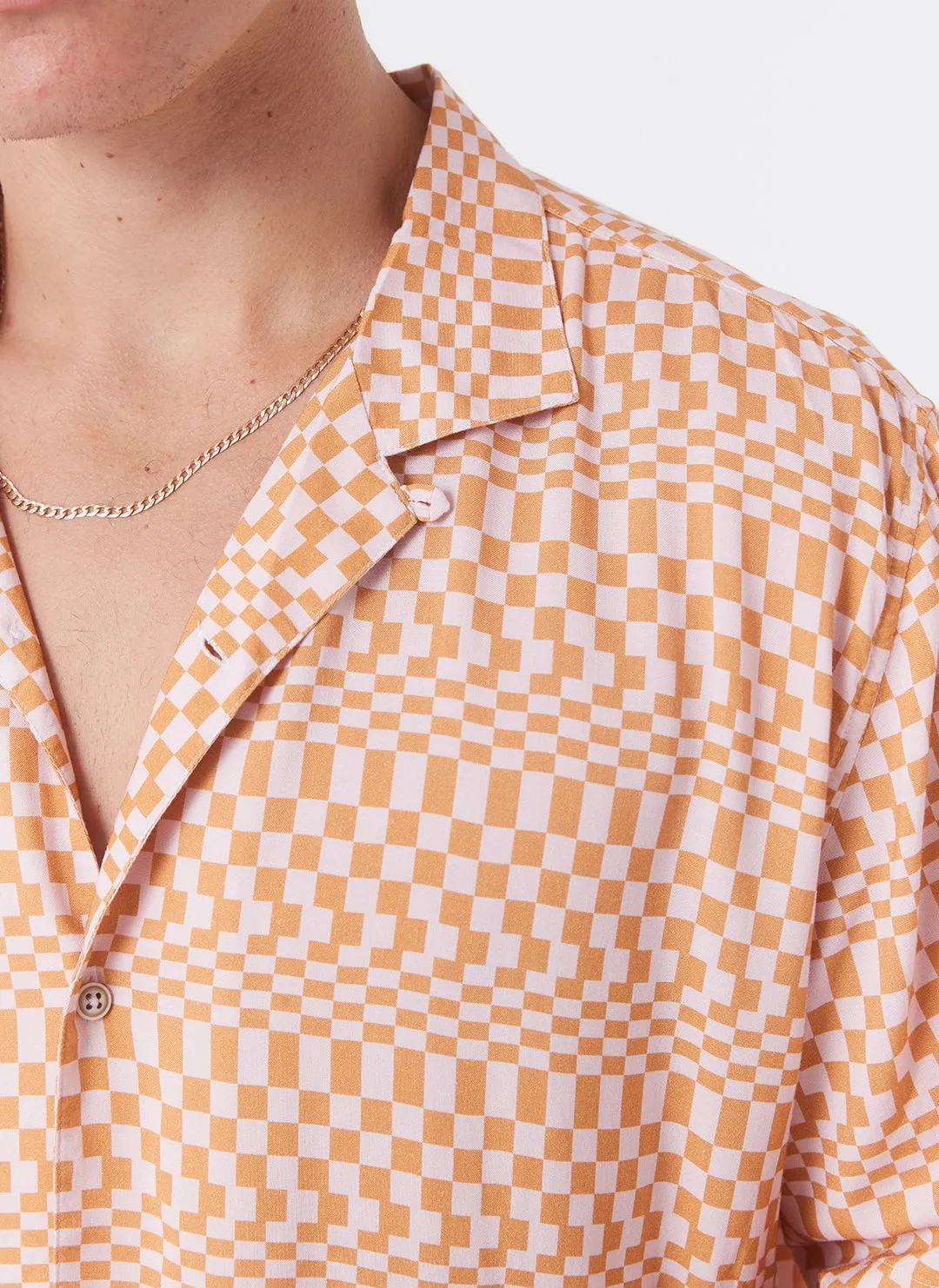 Holiday Shirt Amber Checker 2.0 sold by Barney Cools product image thumbnail 2