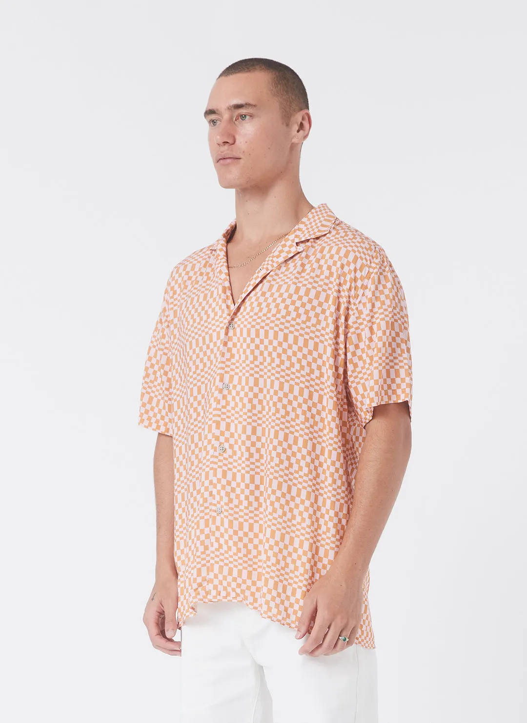 Holiday Shirt Amber Checker 2.0 sold by Barney Cools product image thumbnail 3