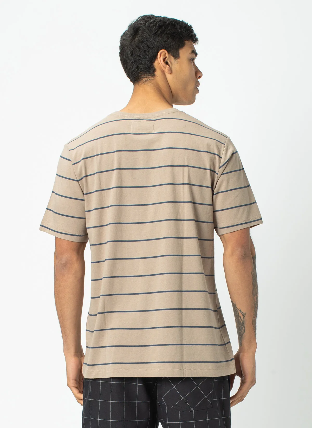 Barney Cools Tee Beige Stripe sold by Barney Cools product image thumbnail 3