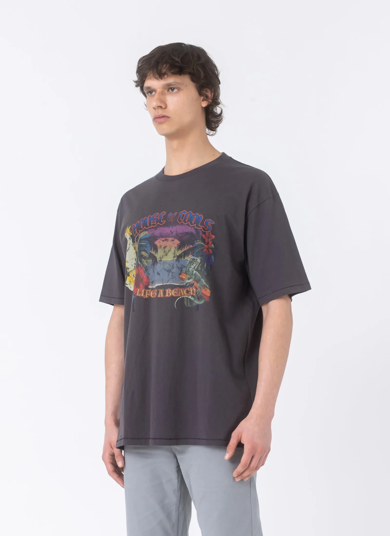 Bermuda Homie Tee Pigment Black sold by Barney Cools product image thumbnail 3