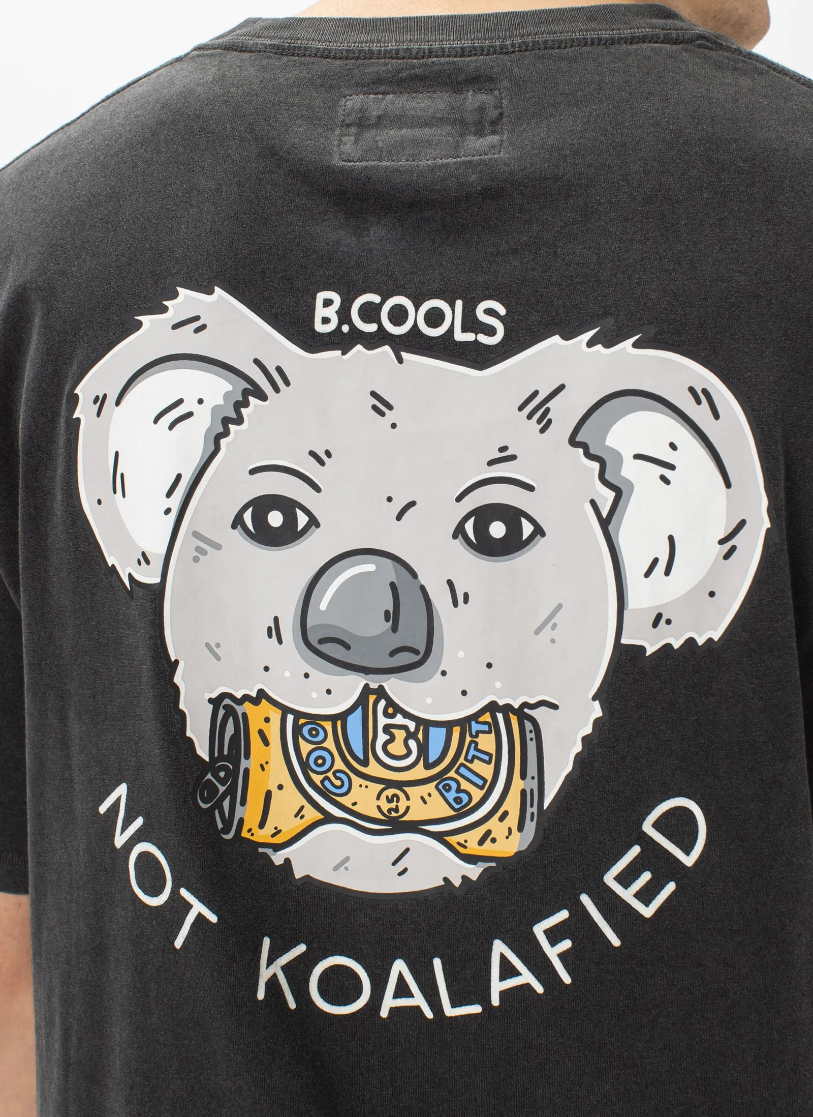 Koalafied Tee Black sold by Barney Cools