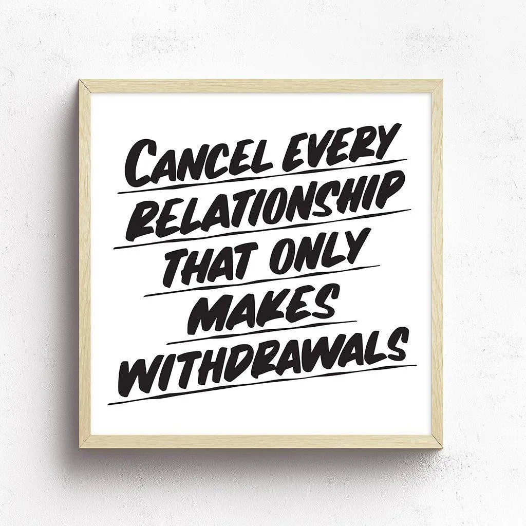 CANCEL EVERY RELATIONSHIP sold by Baron Von Fancy product image thumbnail 2