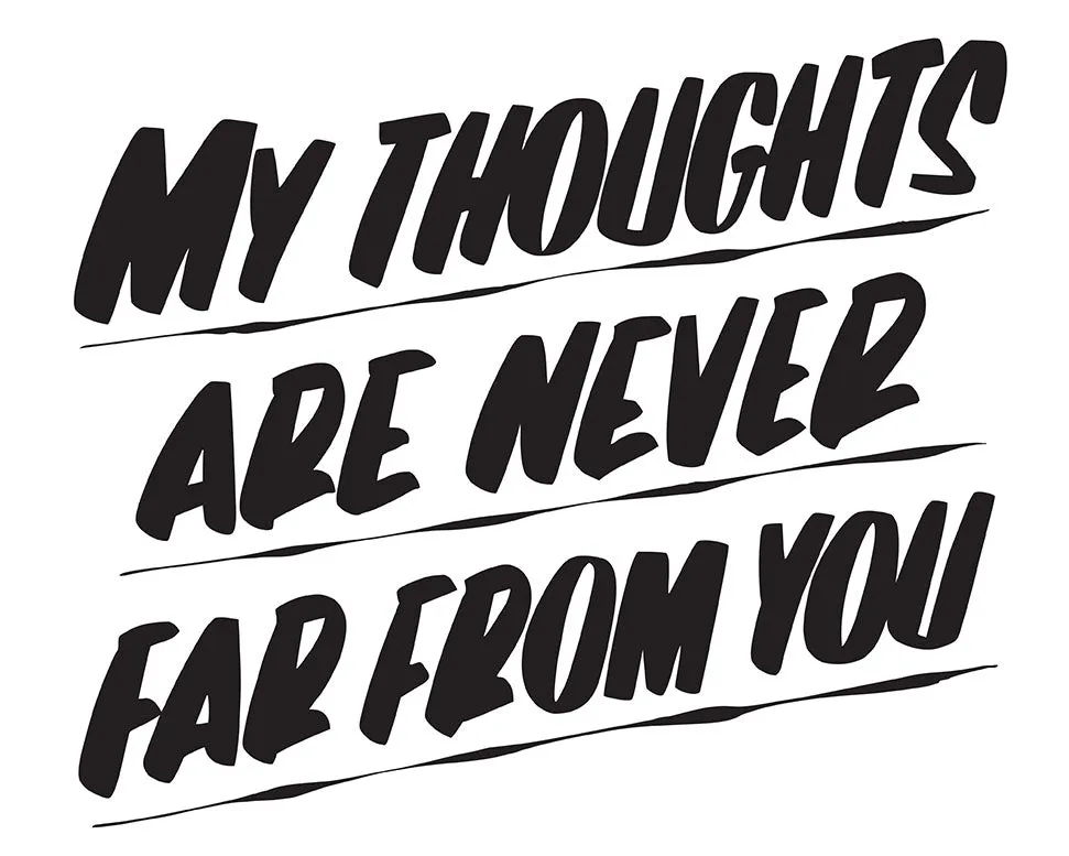 MY THOUGHTS ARE NEVER FAR FROM YOU sold by Baron Von Fancy