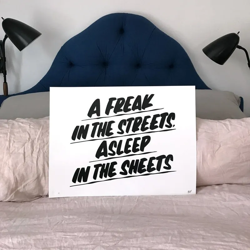 A FREAK IN THE STREETS, ASLEEP IN THE SHEETS sold by Baron Von Fancy product image thumbnail 5