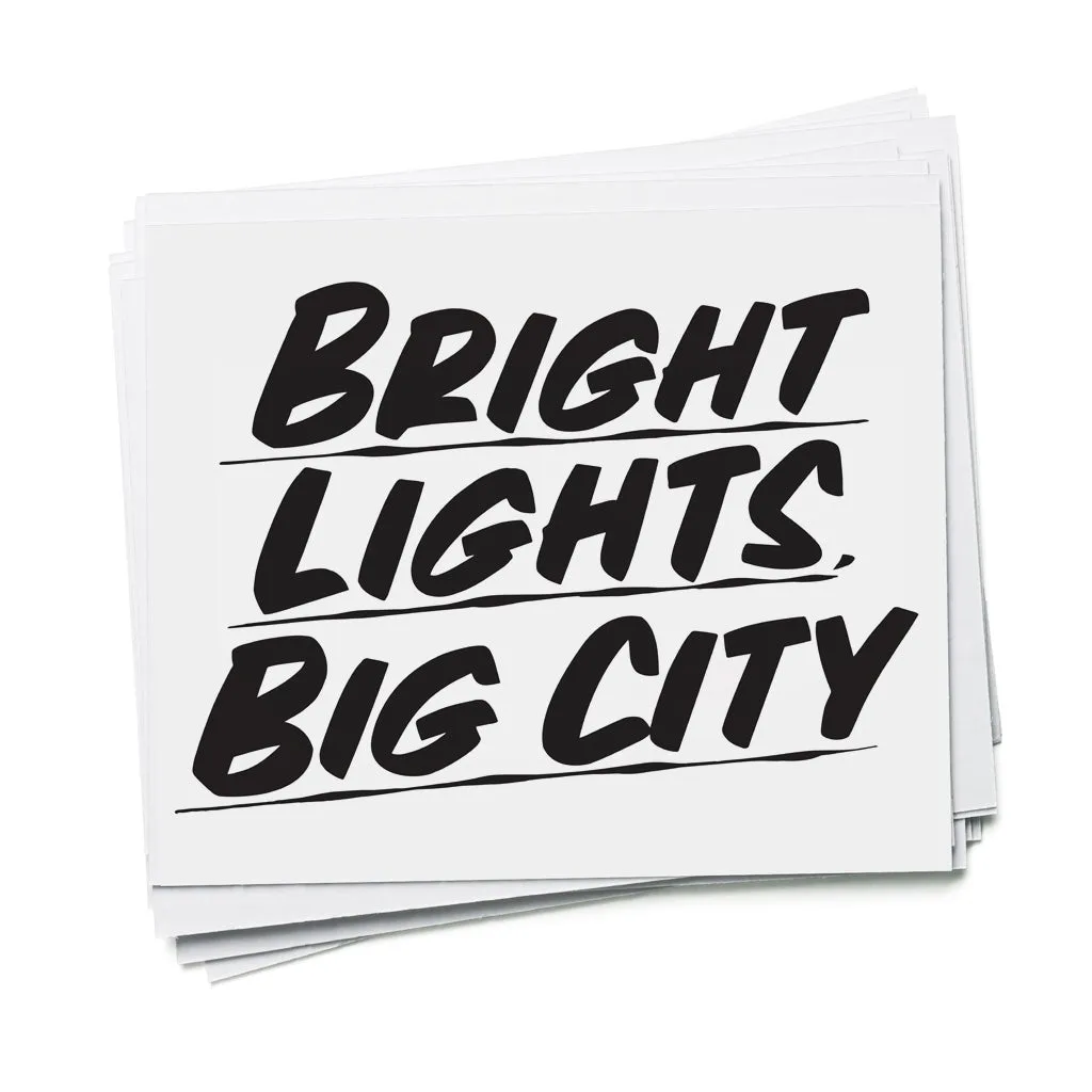 BRIGHT LIGHTS BIG CITY sold by Baron Von Fancy product image thumbnail 4