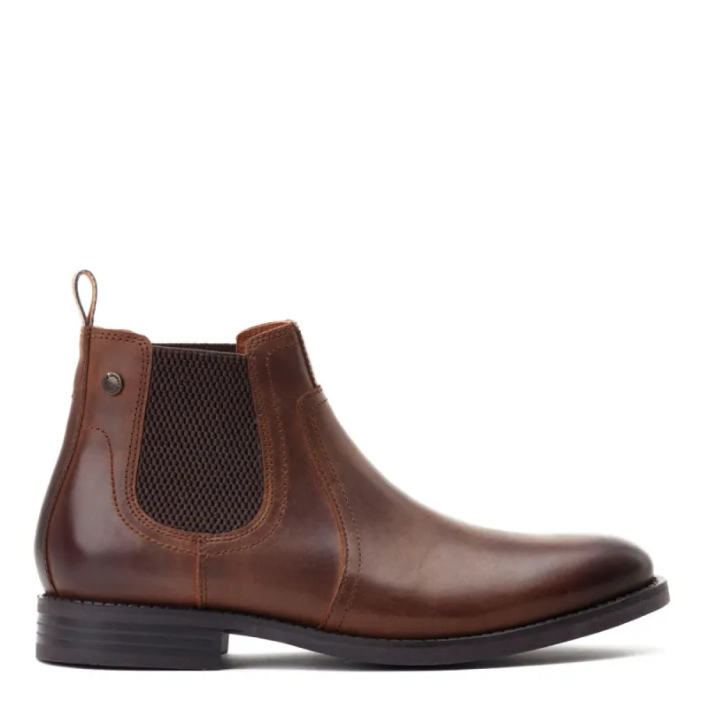 Bateman Pull Up Chelsea Boots made by Base London