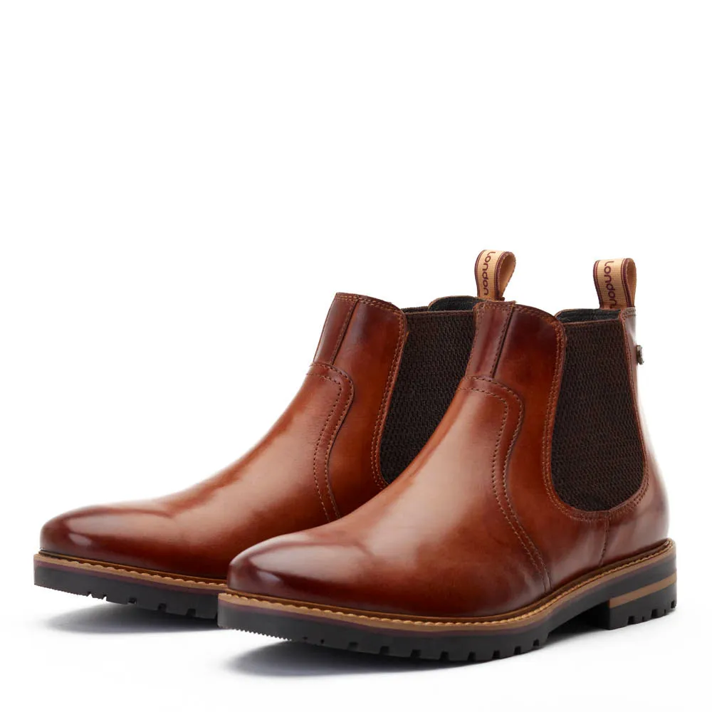 Cutler Washed Chelsea Boots Tan sold by Base London product image thumbnail 2
