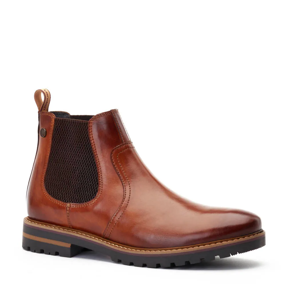 Cutler Washed Chelsea Boots Tan sold by Base London product image thumbnail 3