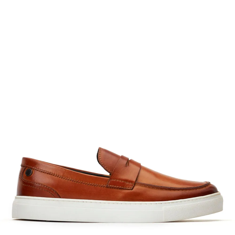 Flynn Washed Loafers sold by Base London