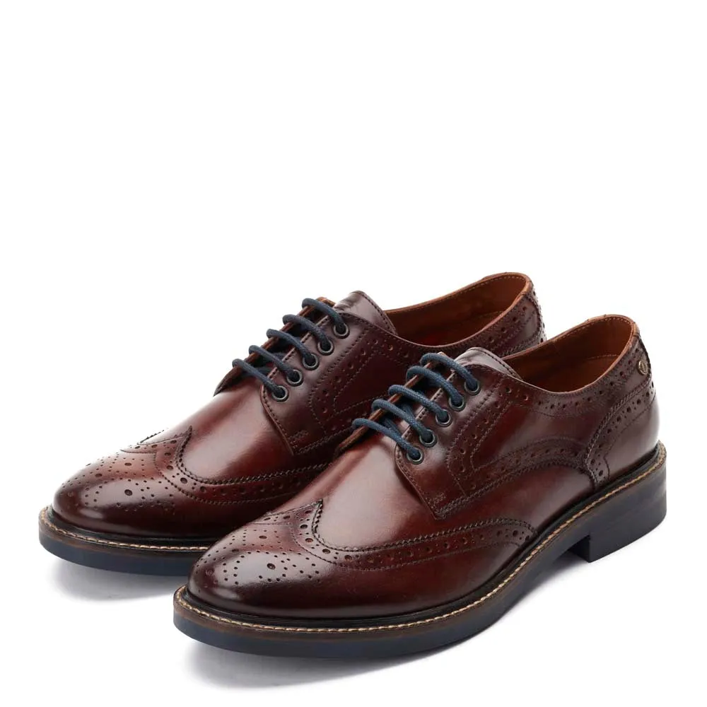 Hatfield Washed Brogue Shoes Brown sold by Base London product image thumbnail 2