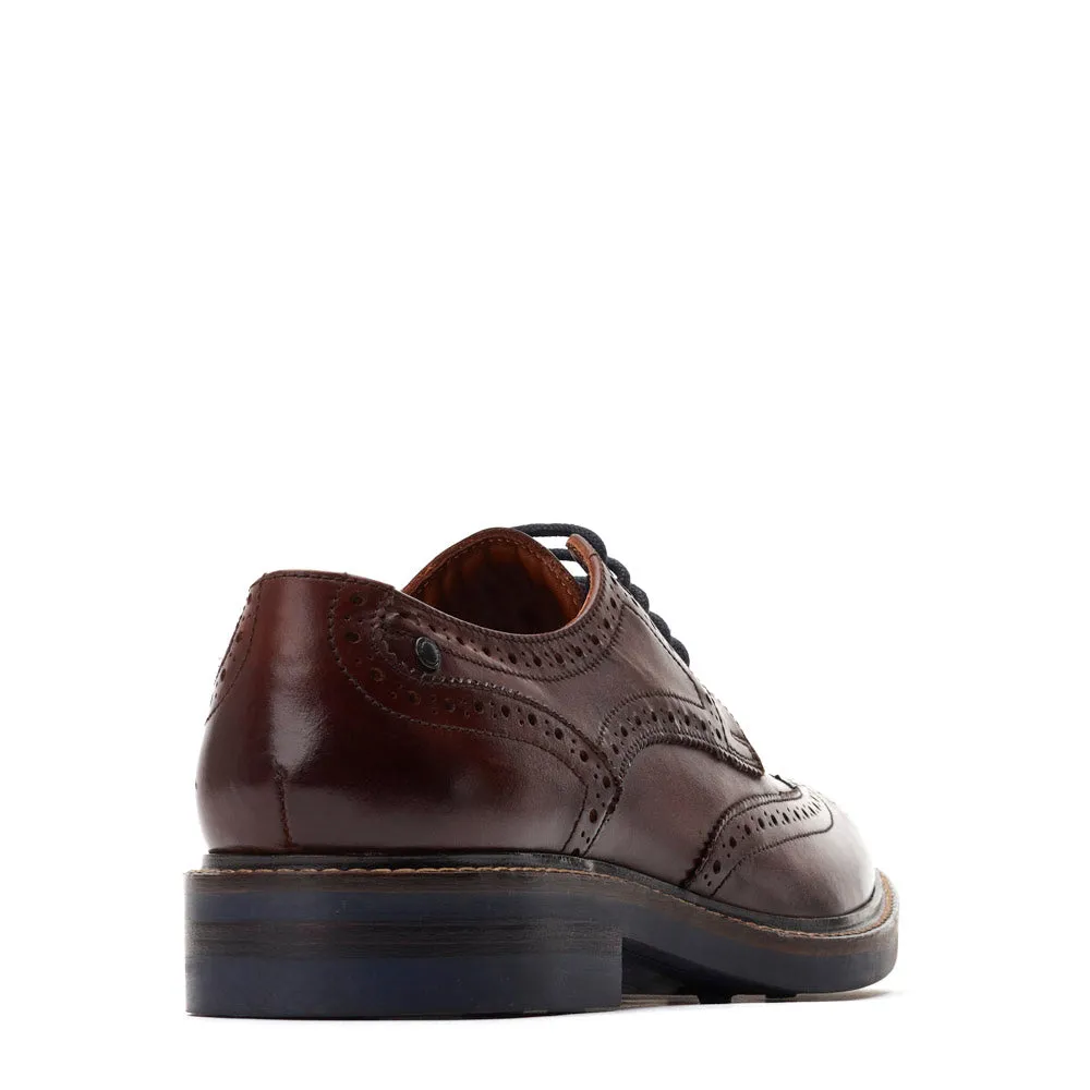 Hatfield Washed Brogue Shoes Brown sold by Base London product image thumbnail 4