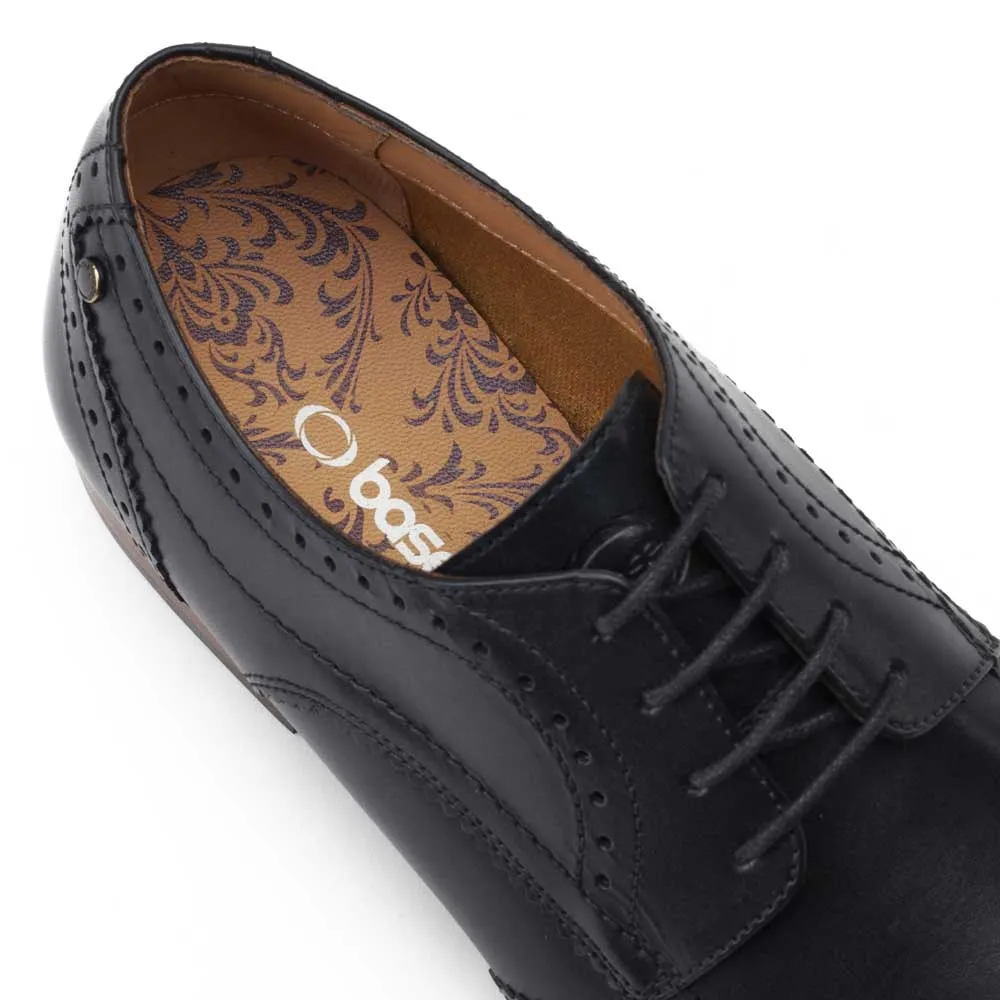 Barbera Waxy Brogue Shoes Black sold by Base London product image thumbnail 2