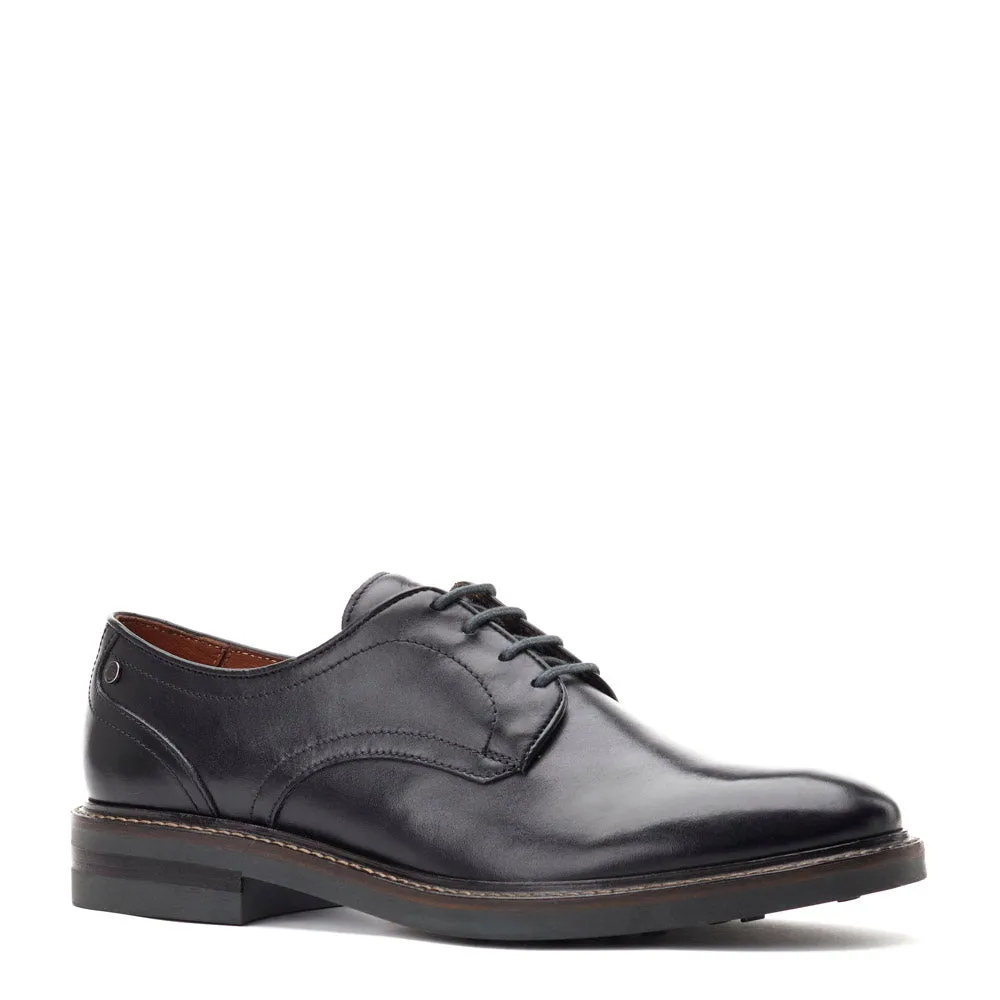 Mawley Waxy Derby Shoes Black sold by Base London product image thumbnail 3