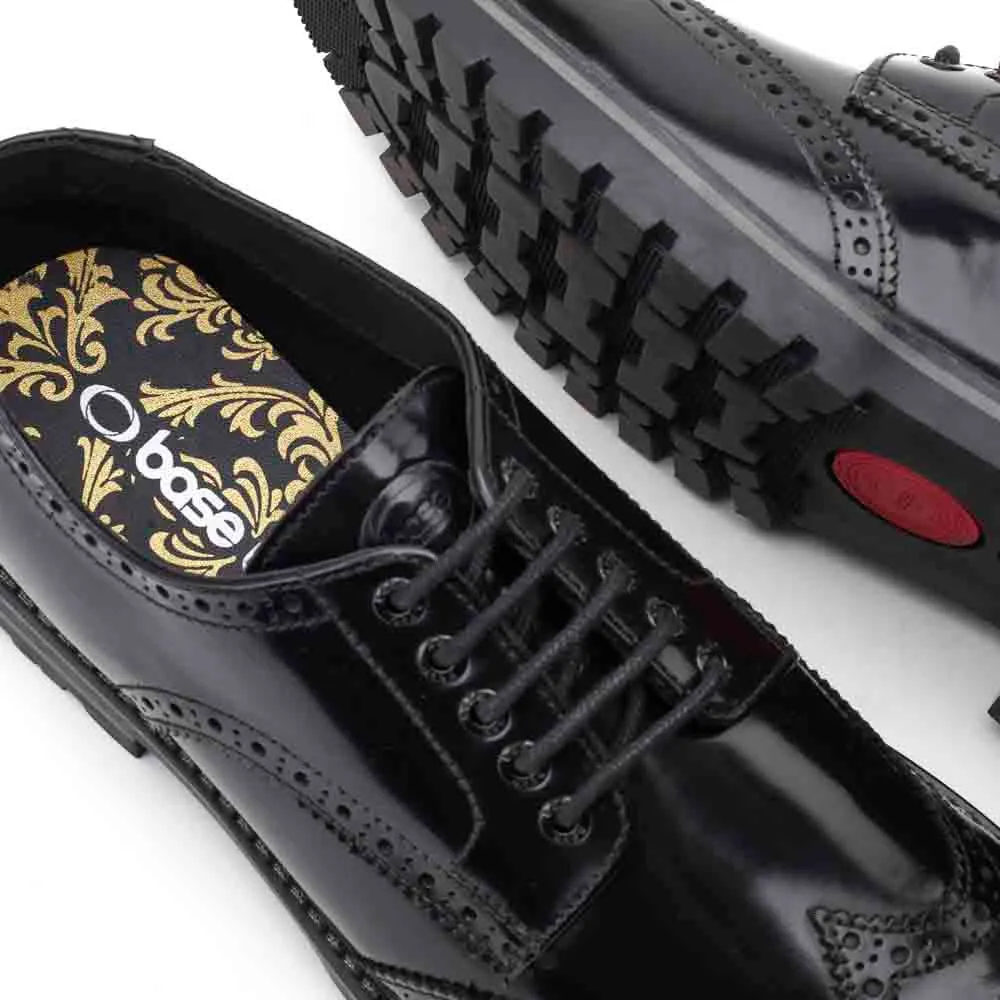 Gibbs Hi Shine Brogue Shoes sold by Base London product image thumbnail 2