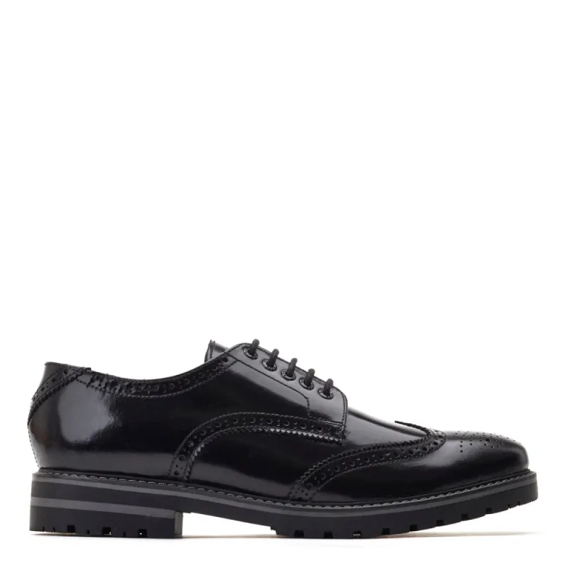 Gibbs Hi Shine Brogue Shoes made by Base London