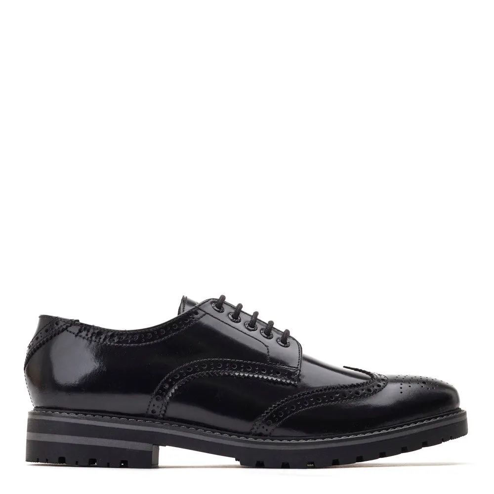 Gibbs Hi Shine Brogue Shoes sold by Base London