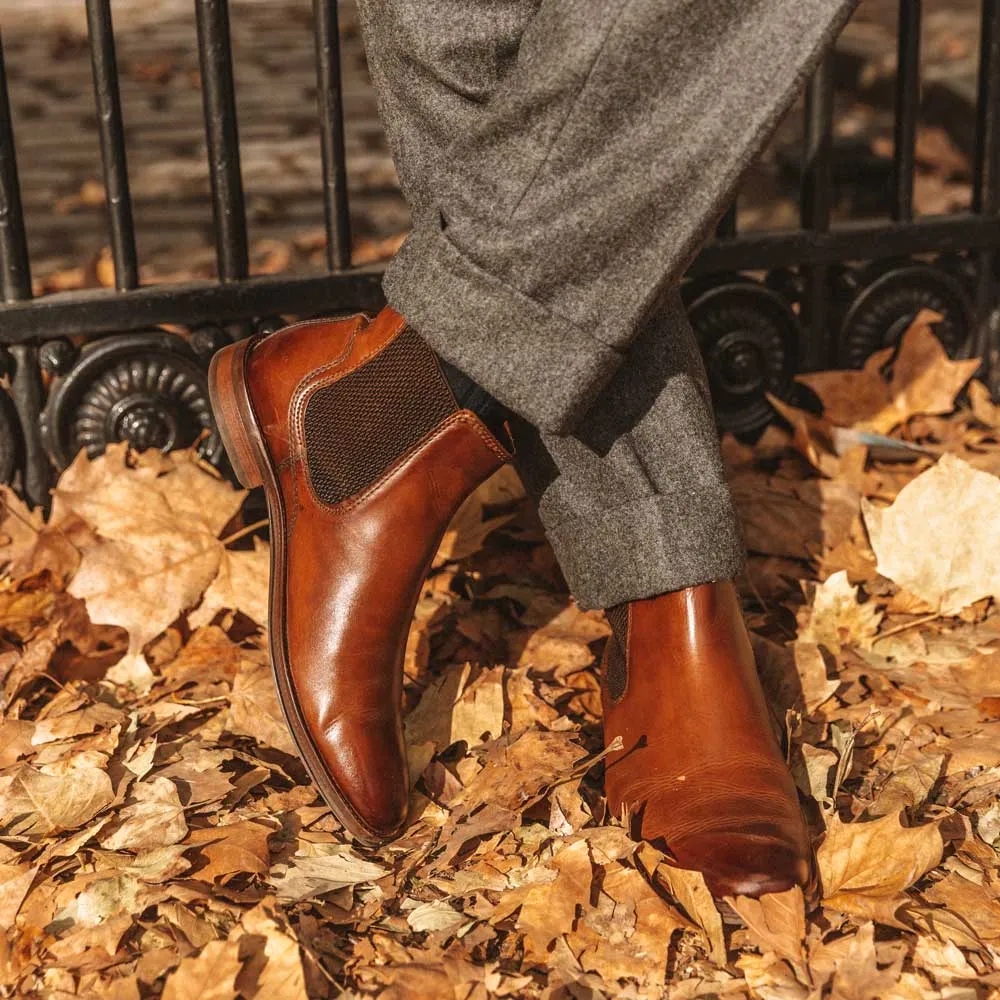 Sikes Washed Chelsea Boots Tan sold by Base London product image thumbnail 5