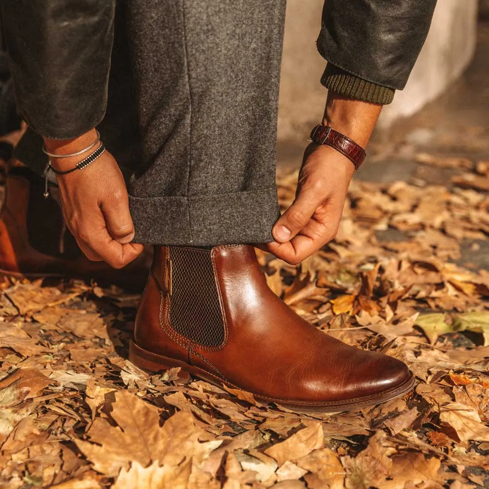 Sikes Washed Chelsea Boots Tan sold by Base London product image thumbnail 4