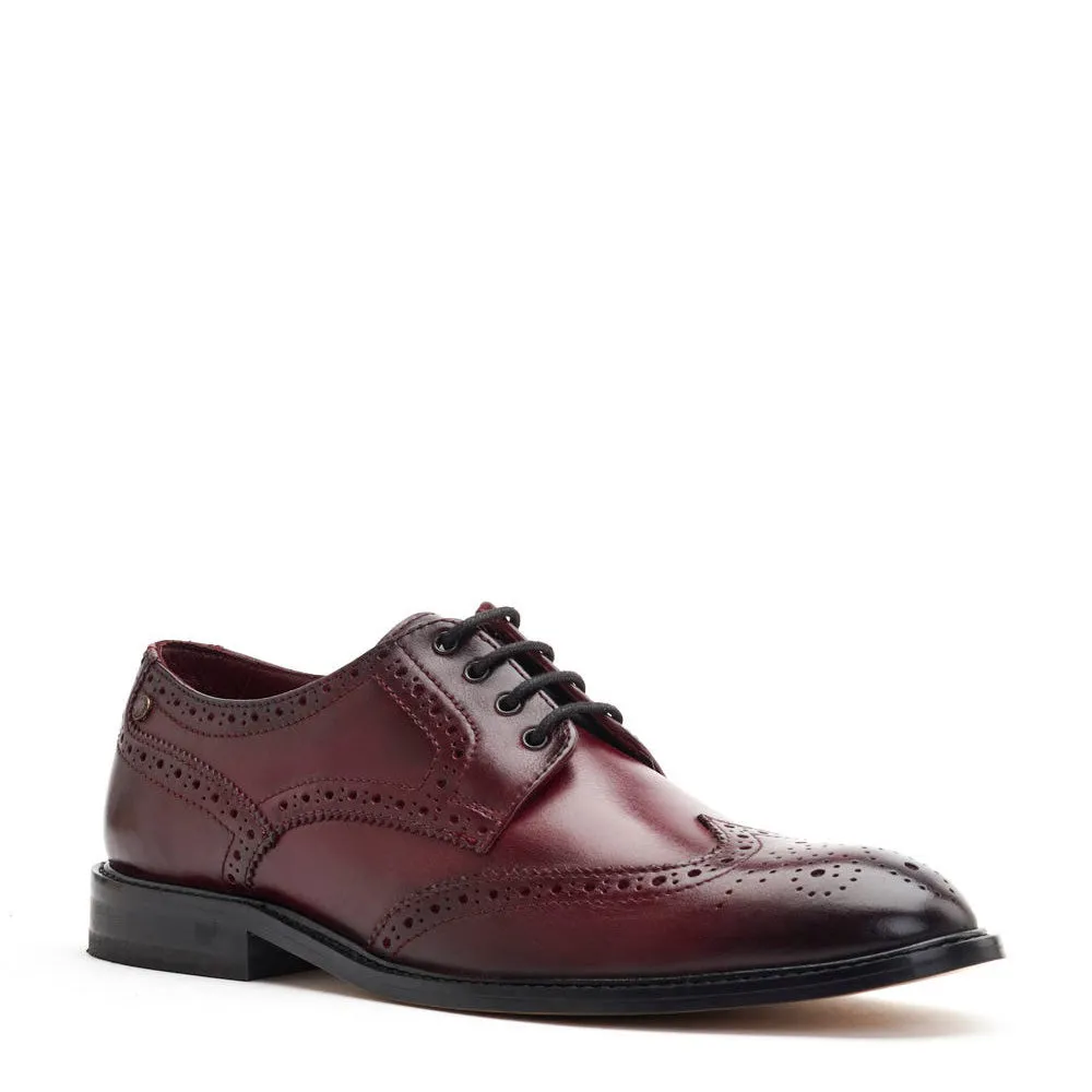 Chaplin Washed Brogue Shoes Bordo sold by Base London product image thumbnail 2