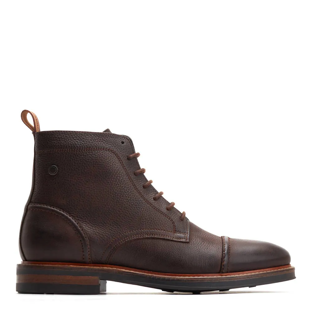 Dudley Tumble Toe Cap Boots sold by Base London
