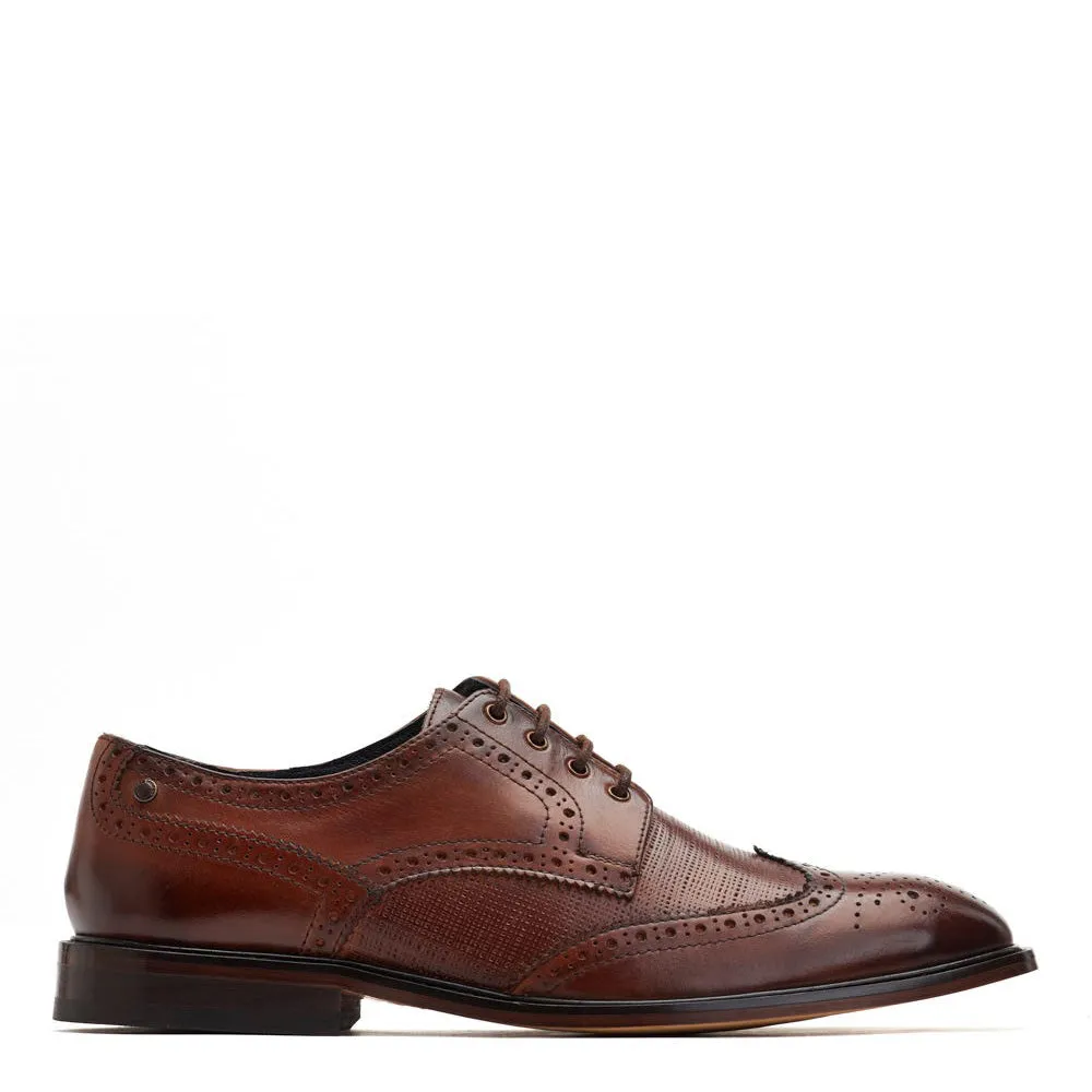 Chaplin Emboss Brogue Shoes sold by Base London