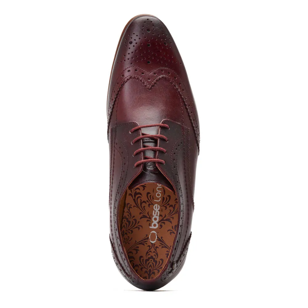 Barbera Waxy Brogue Shoes Bordo sold by Base London product image thumbnail 4