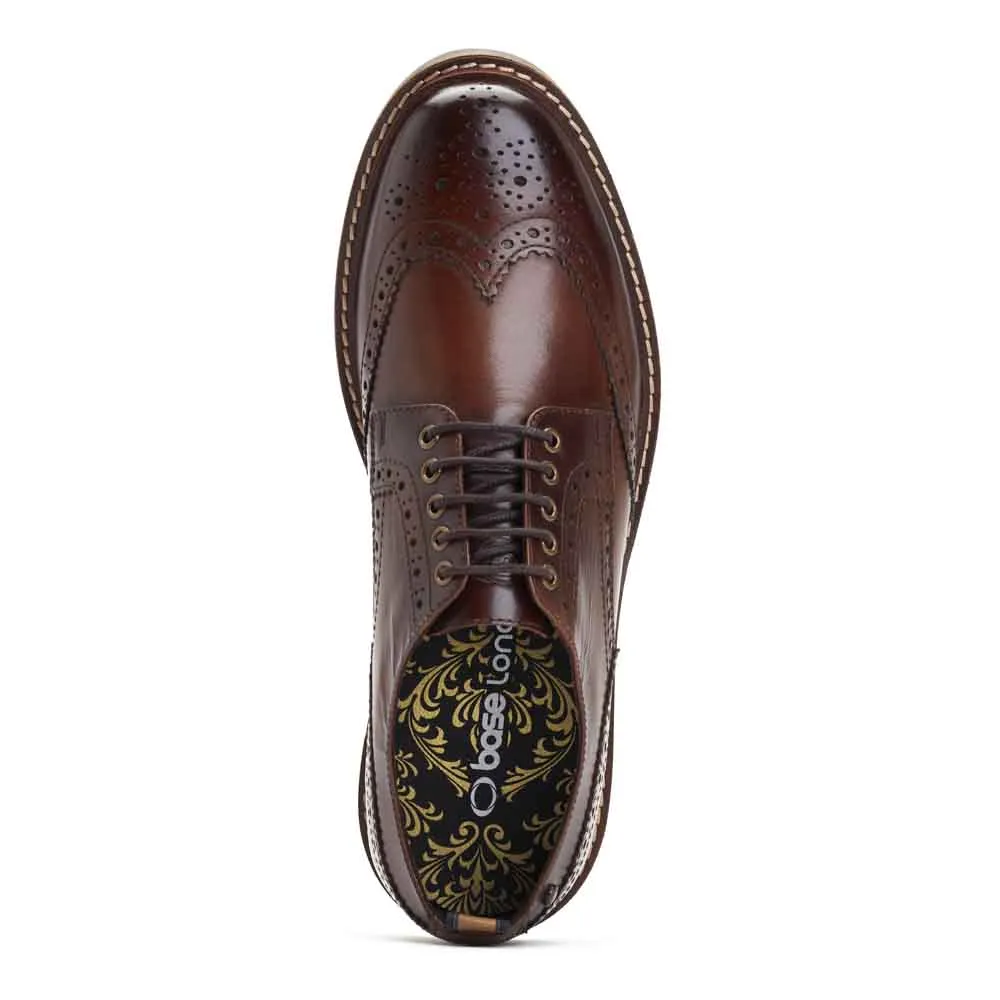 Jagger Burnished Brogue Shoes Brown sold by Base London product image thumbnail 5