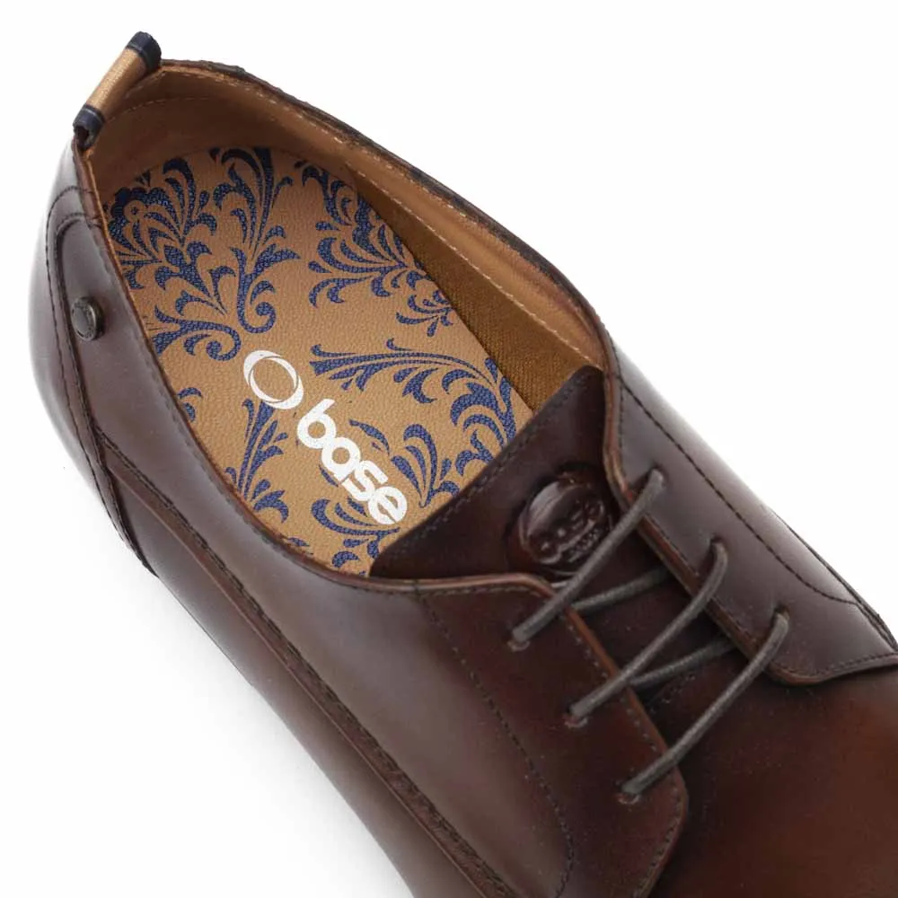 Gambino Waxy Derby Shoes Brown sold by Base London product image thumbnail 2