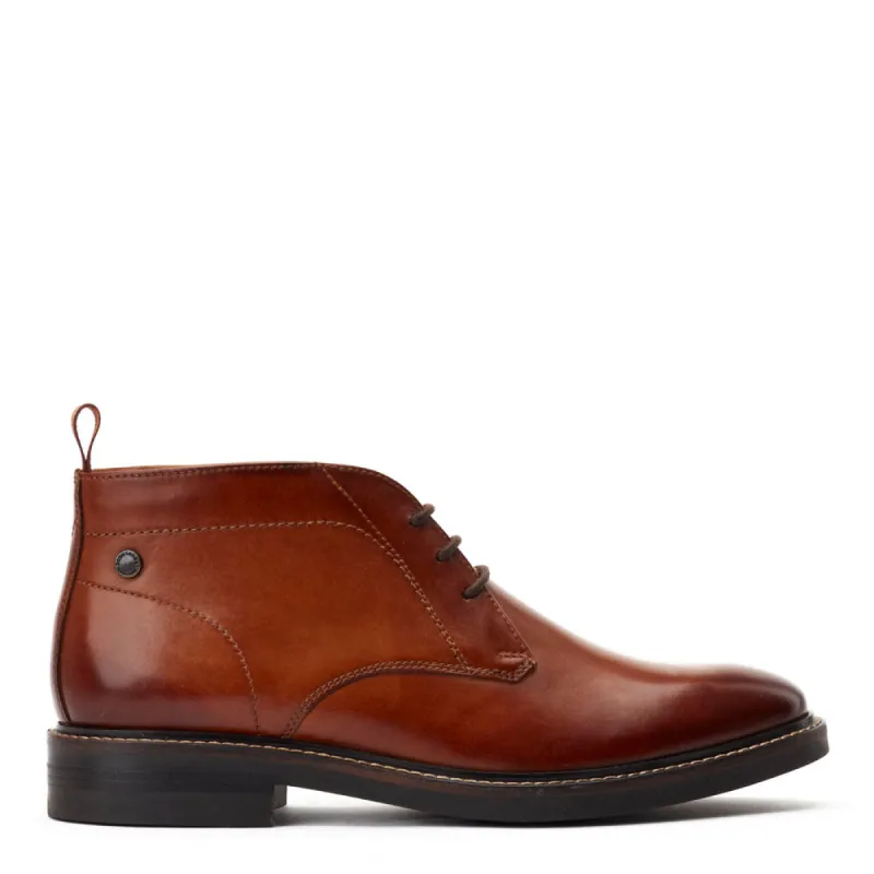 Knebworth Washed Chukka Boots Tan sold by Base London