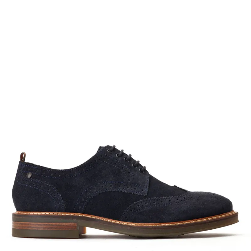 Bryce Suede Brogue Shoes sold by Base London