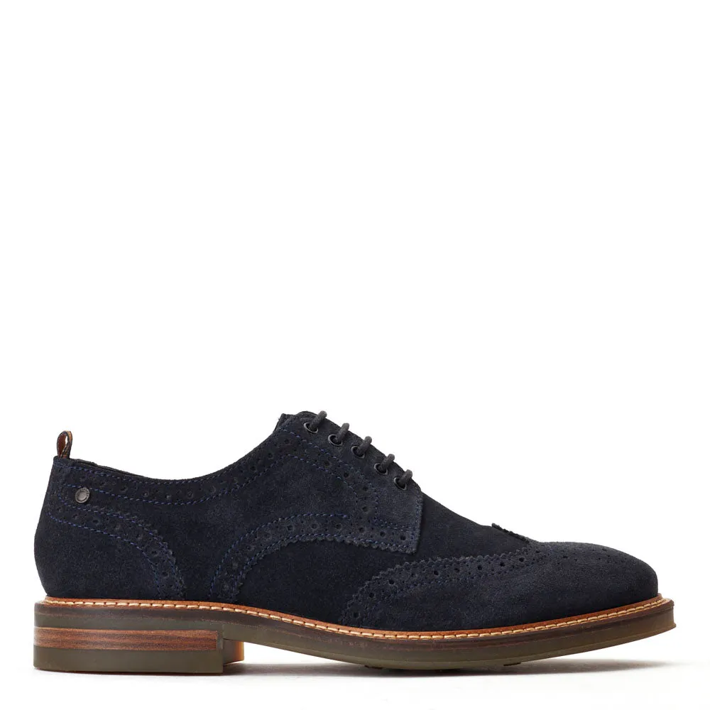 Bryce Suede Brogue Shoes sold by Base London