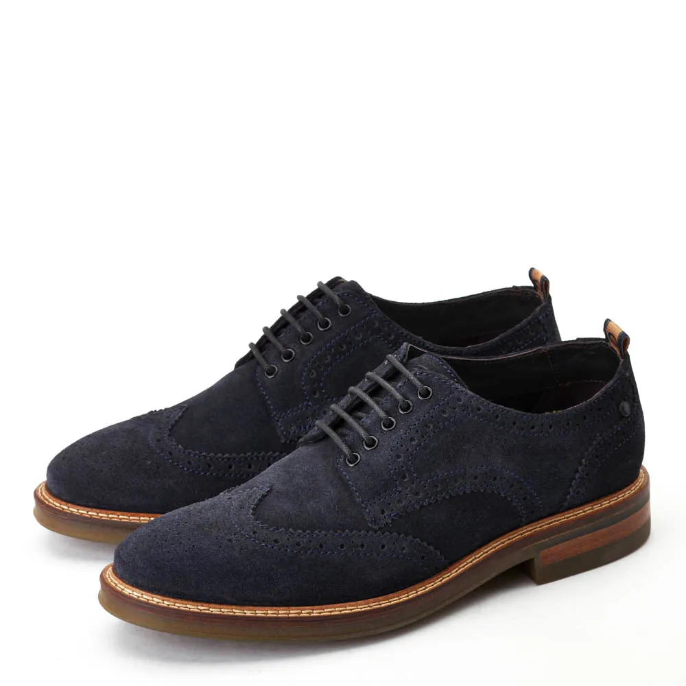 Bryce Suede Brogue Shoes sold by Base London product image thumbnail 5