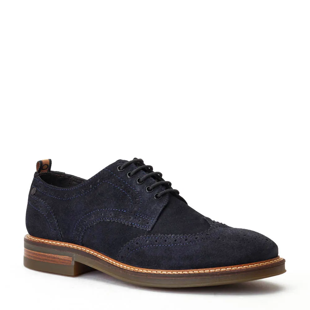 Bryce Suede Brogue Shoes sold by Base London product image thumbnail 4