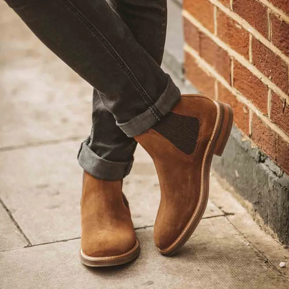 Masada Suede Chelsea Boots sold by Base London product image thumbnail 3