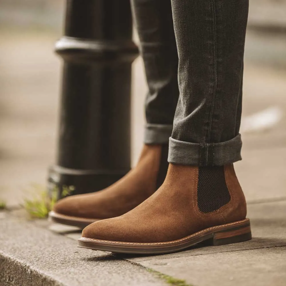 Masada Suede Chelsea Boots sold by Base London product image thumbnail 2