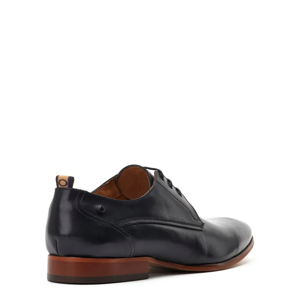 Gambino Waxy Derby Shoes Black sold by Base London product image thumbnail 4