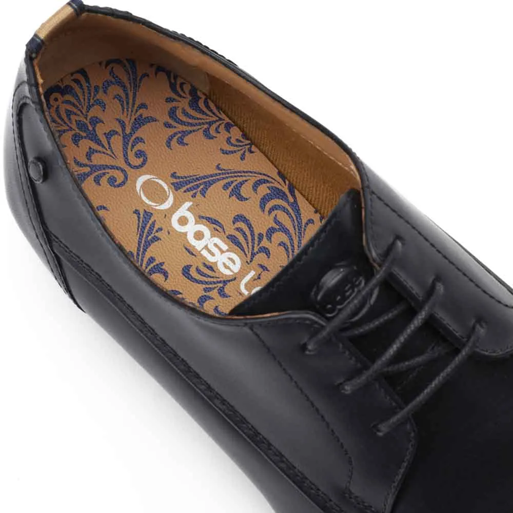 Gambino Waxy Derby Shoes Black sold by Base London product image thumbnail 2