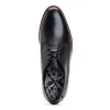 Bronte Waxy Derby Shoes Black sold by Base London