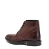 Duke Waxy Toe Cap Boots Brown sold by Base London
