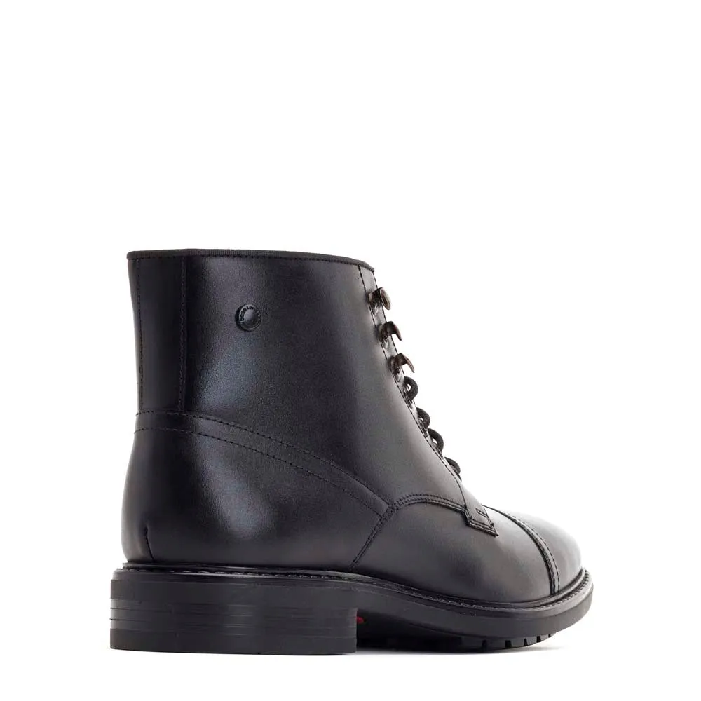 Duke Waxy Toe Cap Boots Black sold by Base London product image thumbnail 3
