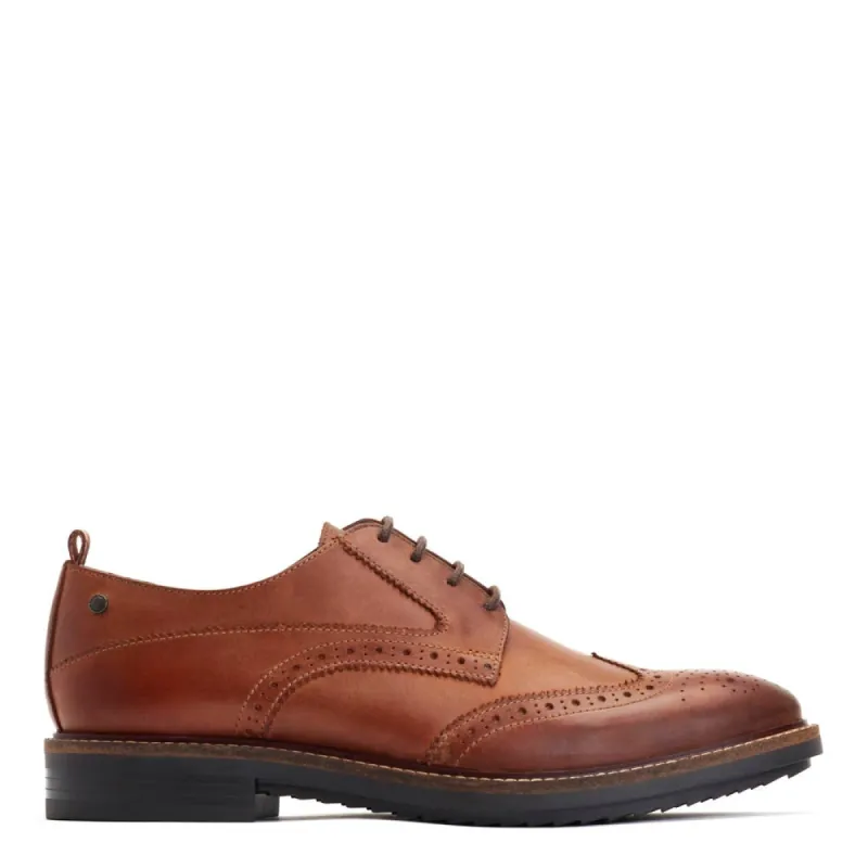 Nashville Pull Up Brogue Shoes made by Base London