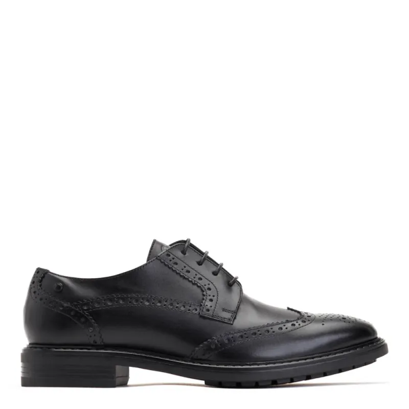 Anson Waxy Brogue Shoes sold by Base London
