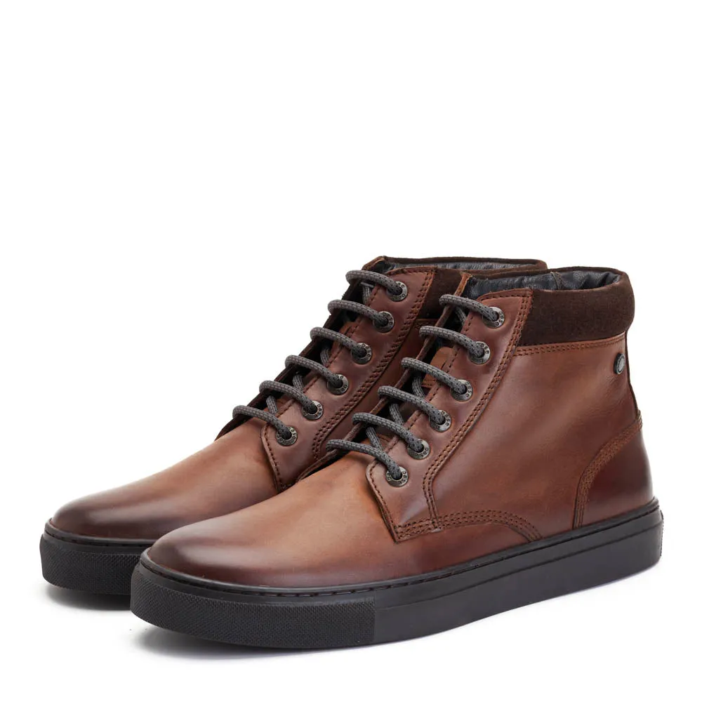 Cabbie High-Top Leather Trainers sold by Base London product image thumbnail 2